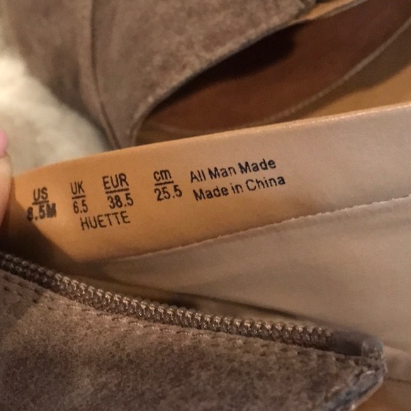 Franco Sarto Ankle Boots - Taupe - size 8.5M - Like New - Picture 6 of 6